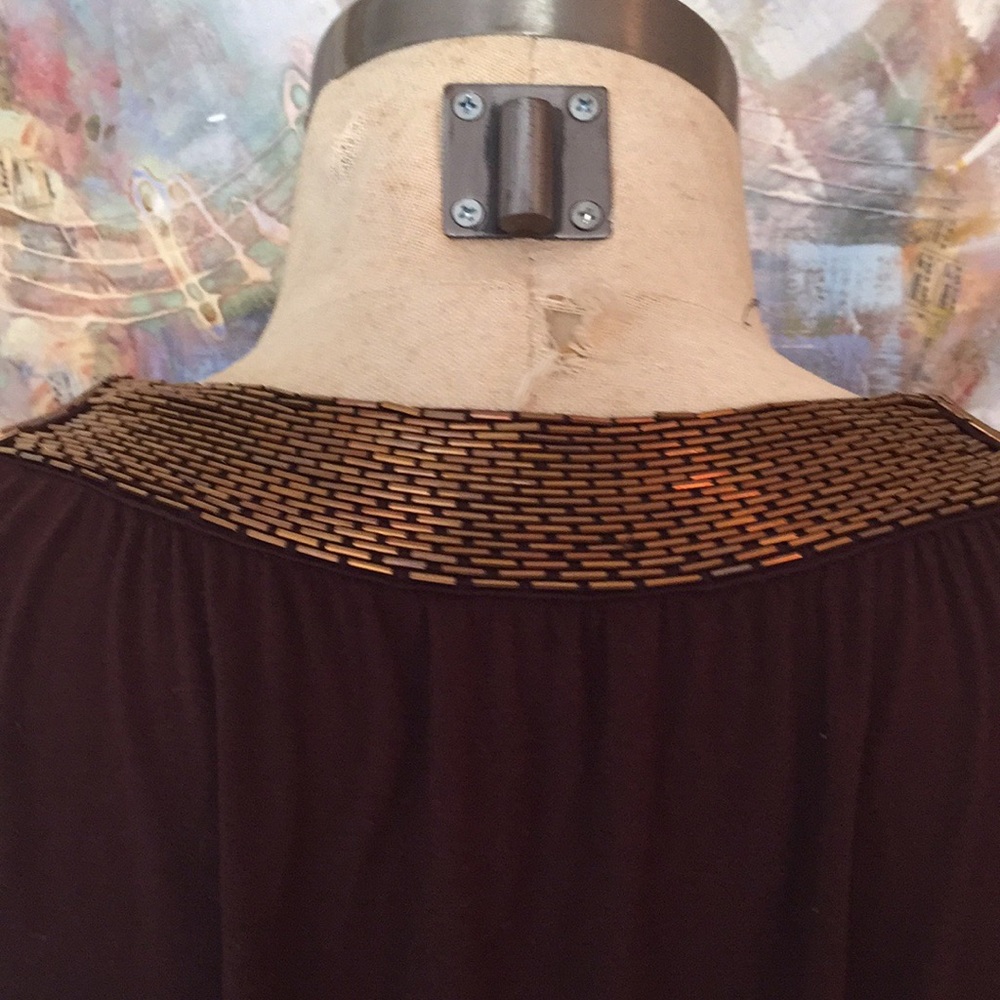 By Deep Los Angeles Lap Front Beaded Top - Picture 7 of 8